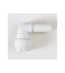 Polypipe 15mm x 10mm Polyfit Spigot Reducing Elbow White