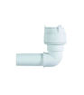 Polypipe 22mm Polyfit Spigot Elbow White