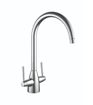 Kartell Kitchen Sink Twin Mixer Tap in Chrome