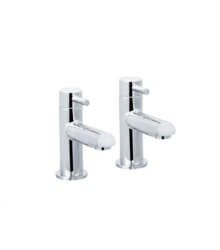 Logis Peg Handle Basin Pillar Taps