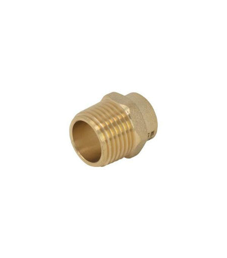 ENDFEED 15mm x 1/4" STRAIGHT CONNECTOR MALE IRON